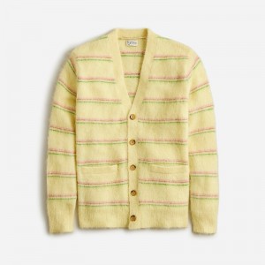 Suéteres J.Crew Alpaca-blend V-neck cardigan Mujer Limón España | DVOPSZ126