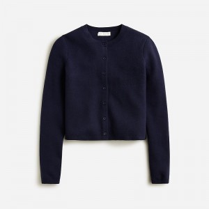 Suéteres J.Crew Cardigan Mujer Azul Marino España | JXNZSC691