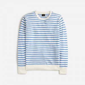 Suéteres J.Crew Cashmere jacquard crewneck Hombre Azules España | AQCPGK514