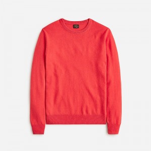 Suéteres J.Crew Cashmere jacquard crewneck Hombre Faded Hibiscus España | GFMXNC801