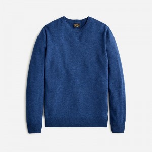Suéteres J.Crew Cashmere jacquard crewneck Hombre Hthr Night Star España | CIYBUW807