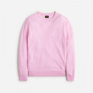Suéteres J.Crew Cashmere jacquard crewneck Hombre Hthr Lilac España | EQDYIX248