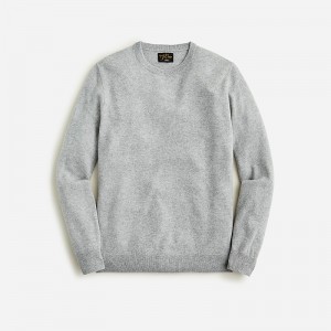 Suéteres J.Crew Cashmere jacquard crewneck Hombre Gris España | QOGUNR624