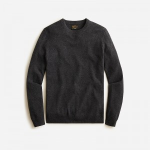 Suéteres J.Crew Cashmere jacquard crewneck Hombre Hthr Charcoal España | CTZRGW619