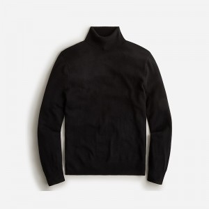 Suéteres J.Crew Cashmere turtleneck Hombre Negras España | WBPRMN021