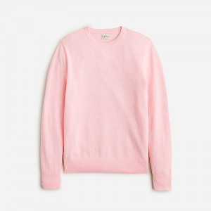 Suéteres J.Crew Cotton piqué-stitch crewneck Hombre Hthr Fresh Bouquet España | SDOKVE047