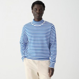 Suéteres J.Crew Cotton turtleneck Hombre Azules España | XILHRK045