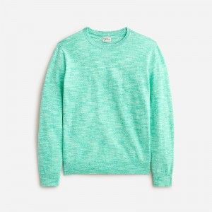 Suéteres J.Crew Cotton-blend crewneck Hombre Verde España | ZOUWDQ513