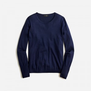 Suéteres J.Crew Halle crewneck Mujer Azul Marino España | RAIPYX942