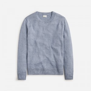 Suéteres J.Crew Linen crewneck Hombre Hthr Seaside España | FGELTZ417