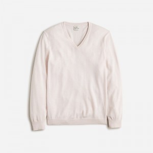 Suéteres J.Crew Merino wool V-neck Hombre Bisque España | AOLDNZ705