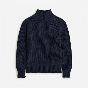 Suéteres J.Crew Relaxed Rollneck™ Mujer Azul Marino España | QFJIVK586