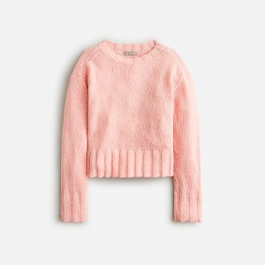 Suéteres J.Crew Relaxed crewneck beach Mujer Spring Blush España | GKPFZQ803