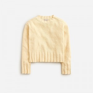 Suéteres J.Crew Relaxed crewneck beach Mujer Buff Clay España | LNMOHZ957