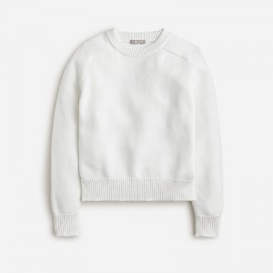 Suéteres J.Crew Relaxed pullover Mujer Blancas España | LZEPIO346