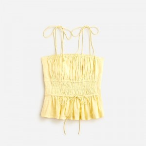 Tops J.Crew Clio Mujer Limón España | NELBRK982