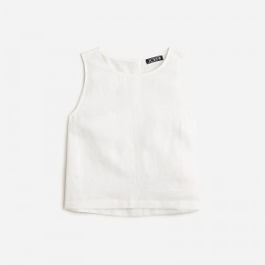 Tops J.Crew Maxine button-back Mujer Blancas España | HONTEI314