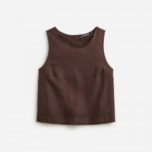 Tops J.Crew Maxine button-back Mujer Chocolate Oscuro España | XTLBKY739