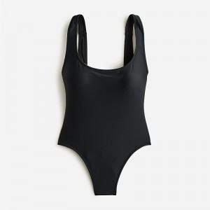 Traje de Baño J.Crew Scoopneck one-piece Mujer Negras España | POEZWH842