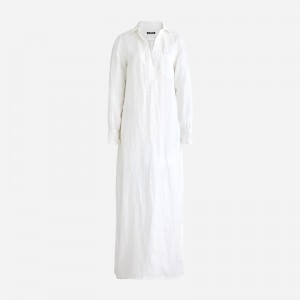Vestido J.Crew Bungalow embroidered Mujer Blancas España | KBUHQL465