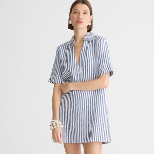 Vestido J.Crew Bungalow popover Mujer Verde Menta España | CIFPNM796