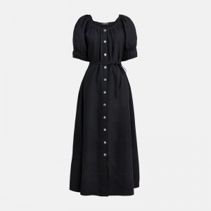 Vestido J.Crew Button-up midi Mujer Natural España | IPTHJK156
