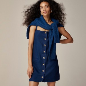 Vestido J.Crew Claudia Mujer Azul Marino España | SGBFLC376