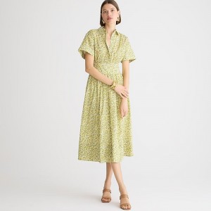 Vestido J.Crew Fitted-waist Mujer Amarillo España | TGOWDC176