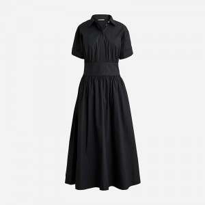 Vestido J.Crew Fitted-waist Mujer Negras España | MXYBVA975