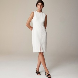 Vestido J.Crew High-neck sheath Mujer Ivory España | SENUOP983