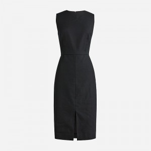 Vestido J.Crew High-neck sheath Mujer Negras España | IJSPVH297
