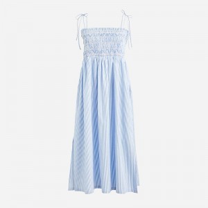 Vestido J.Crew Paloma Mujer Azules España | DCMORE802