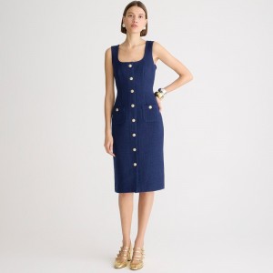 Vestido J.Crew Sophia sleeveless midi Mujer Verde Menta España | FJGERT468
