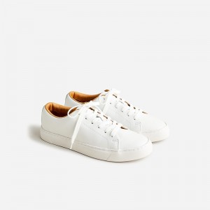 Zapatillas J.Crew Court sneakers Hombre Blancas España | KYUBSE710