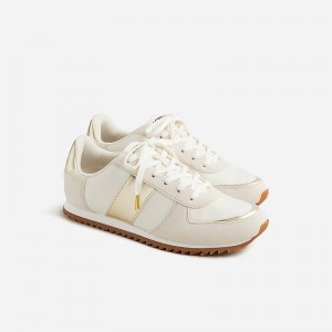 Zapatillas J.Crew Mujer Doradas España | KUYFVQ701