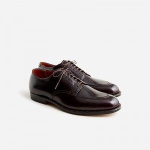Zapatos de Vestir J.Crew Alden® for J.Crew V-tip bluchers Hombre Burdeos Oscuro España | BOGWXD983