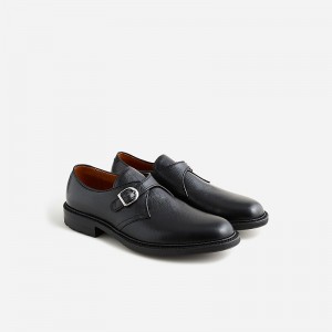 Zapatos de Vestir J.Crew Alden® for J.Crew monk-strap Hombre Negras España | TIPLHX897