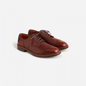 Zapatos de Vestir J.Crew Alden® for J.Crew cap-toe bluchers Hombre Marrones España | LXQDMF134