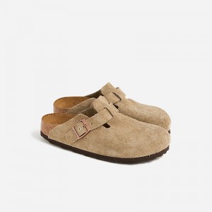 Zuecos J.Crew Birkenstock® Boston Mujer Kaki España | SGWENC569