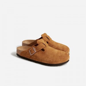 Zuecos J.Crew Birkenstock® Boston Mujer Mink España | EPSMBA251